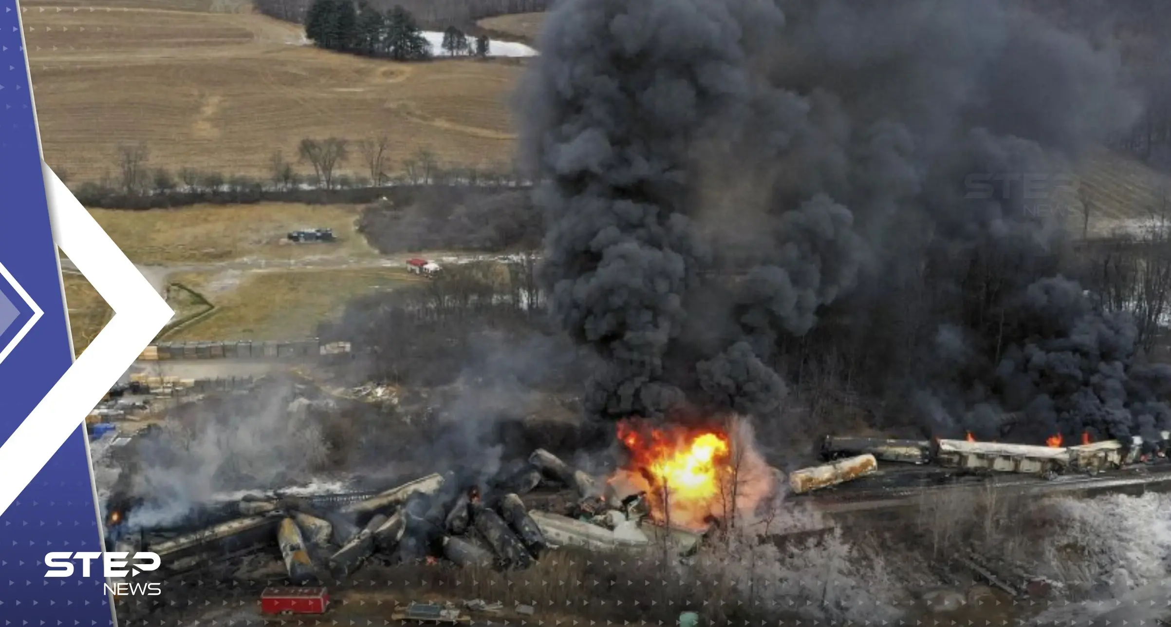 أعراض مرضية تظهر على سكان شرق فلسطين الأمريكية بعد حادثة "قطار المواد الكيميائية": فلسطين الأمريكية