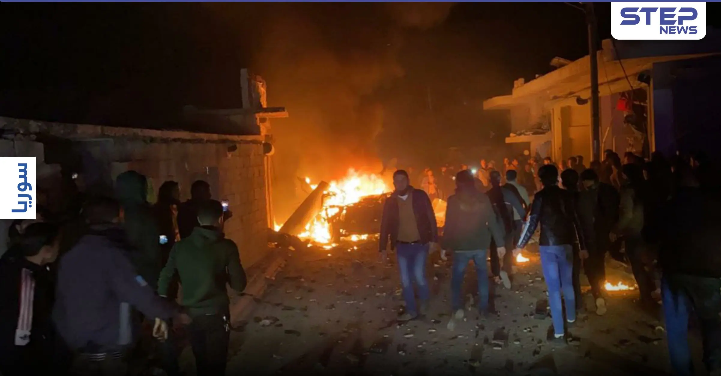 انفجار سيارة مفخخة قرب مركز الدفاع المدني في مدينة إعزاز شمال سوريا.. والتفاصيل (فيديو وصور): فصائل المعارضة الموالية لتركيا