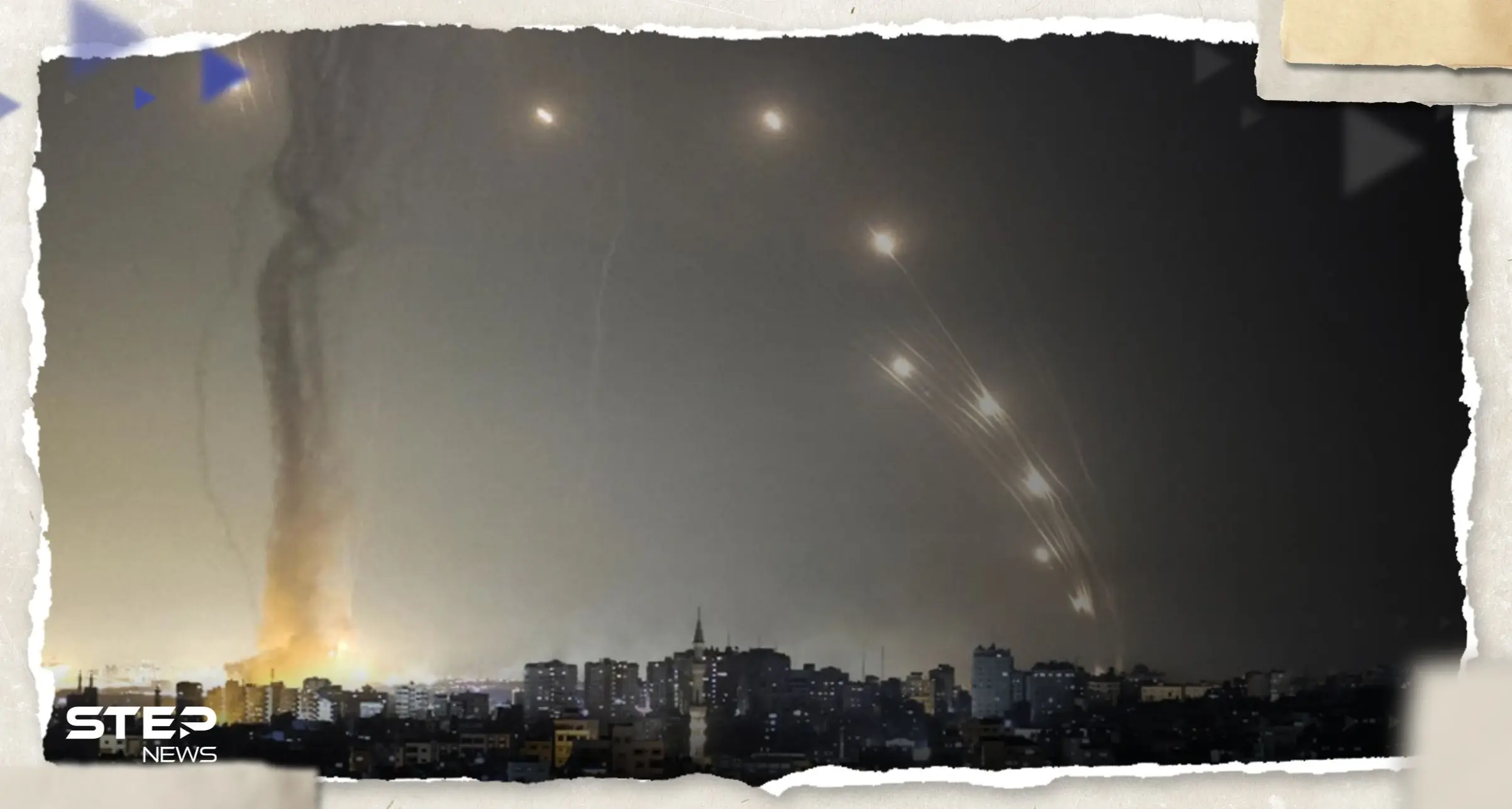 شاهد|| إسرائيل تقصف 6 منصات لإطلاق الصواريخ في غزة تابعة للجهاد الإسلامي: إسرائيل تقصف 6 منصات