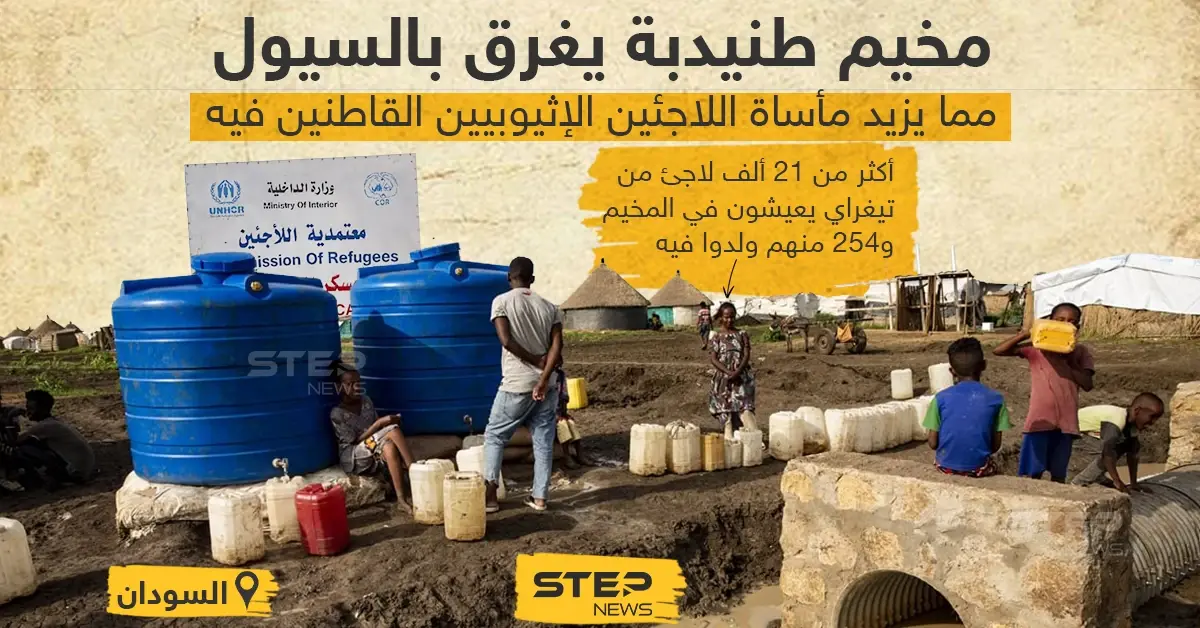 السيول والرياح تزيدان من معاناة لاجئي تيغراي: تيغراي