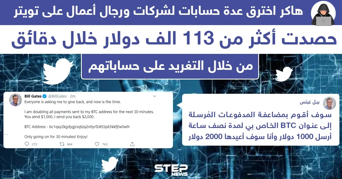 هاكر يخترق عدداً من حسابات الشركات ورجال الأعمال البارزين ليحصد أكثر من113 ألف دولار: خبر وصورة العالم