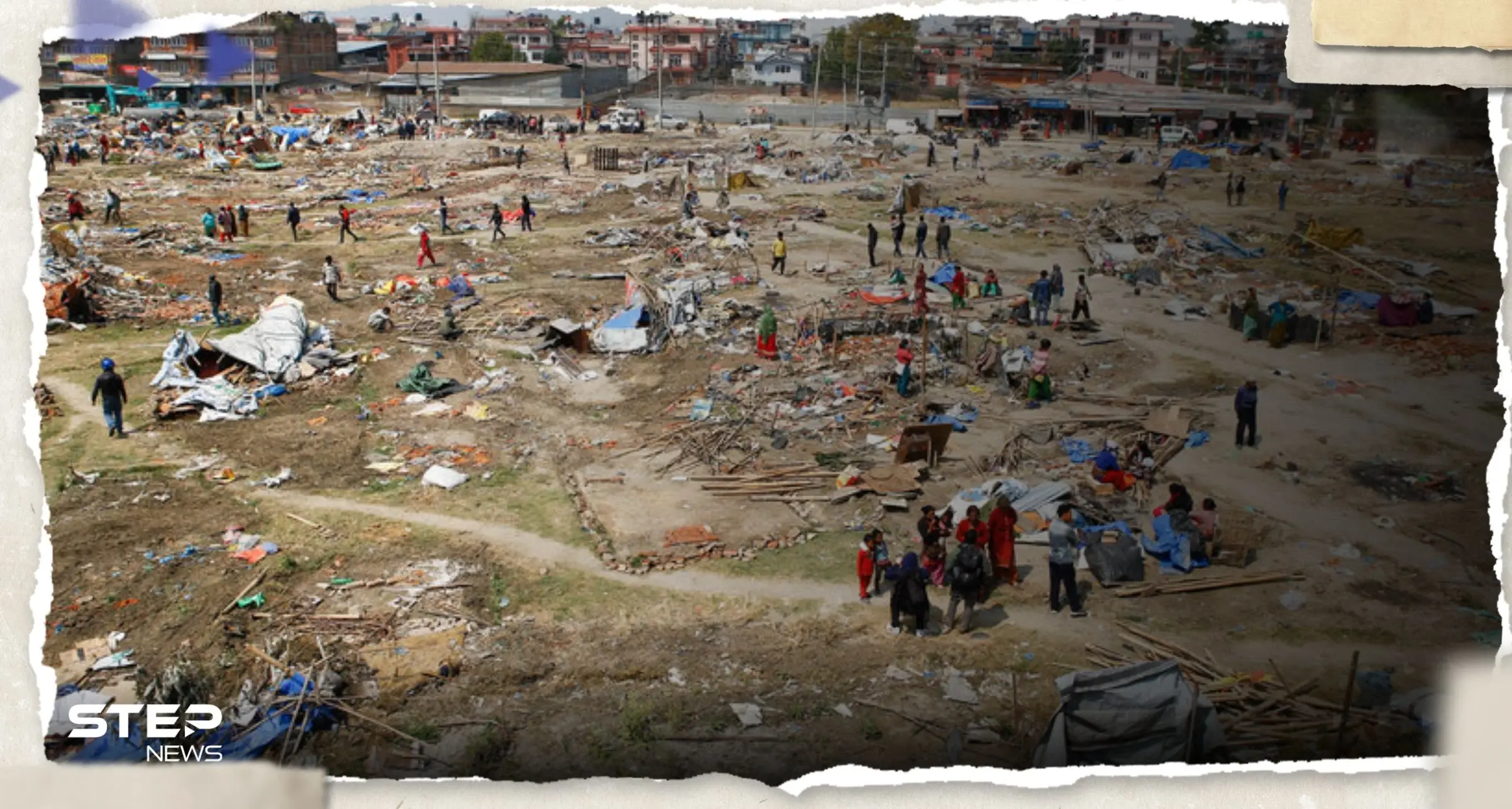 زلزال عنيف يهز نيبال ويخلف مئات القتلى والجرحى ومشاهد توثق لحظة وقوعه: كوارث الأرض