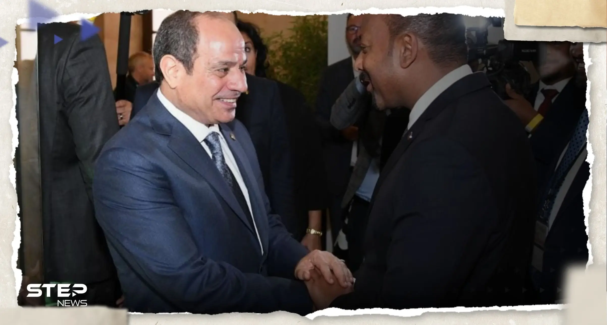 شاهد || خطوة من السيسي تجاه آبي أحمد في قمة التمويل العالمي بباريس تثير تفاعلاً: آبي أحمد