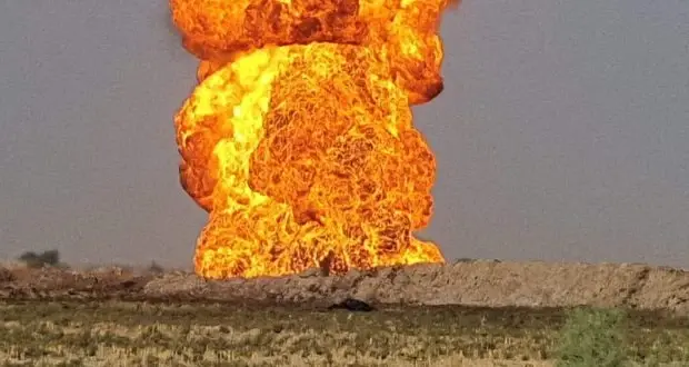 "ساعة كاملة" من الانفجارات المتتالية بمعسكر فرقة الإمام علي في الحشد العشبي وقيادة الفرقة تعلٌّق: خبر عاجل