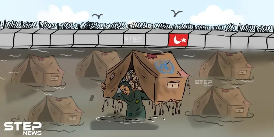 أنين الغارقين...  مخيمات النازحين شمال سوريا: مخيمات إدلب