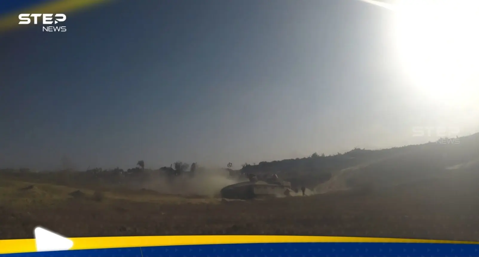 فيديو لمطاردة مثيرة.. كتائب القسام تلاحق ناقلة جند إسرائيلة هربت من كمين: كمين