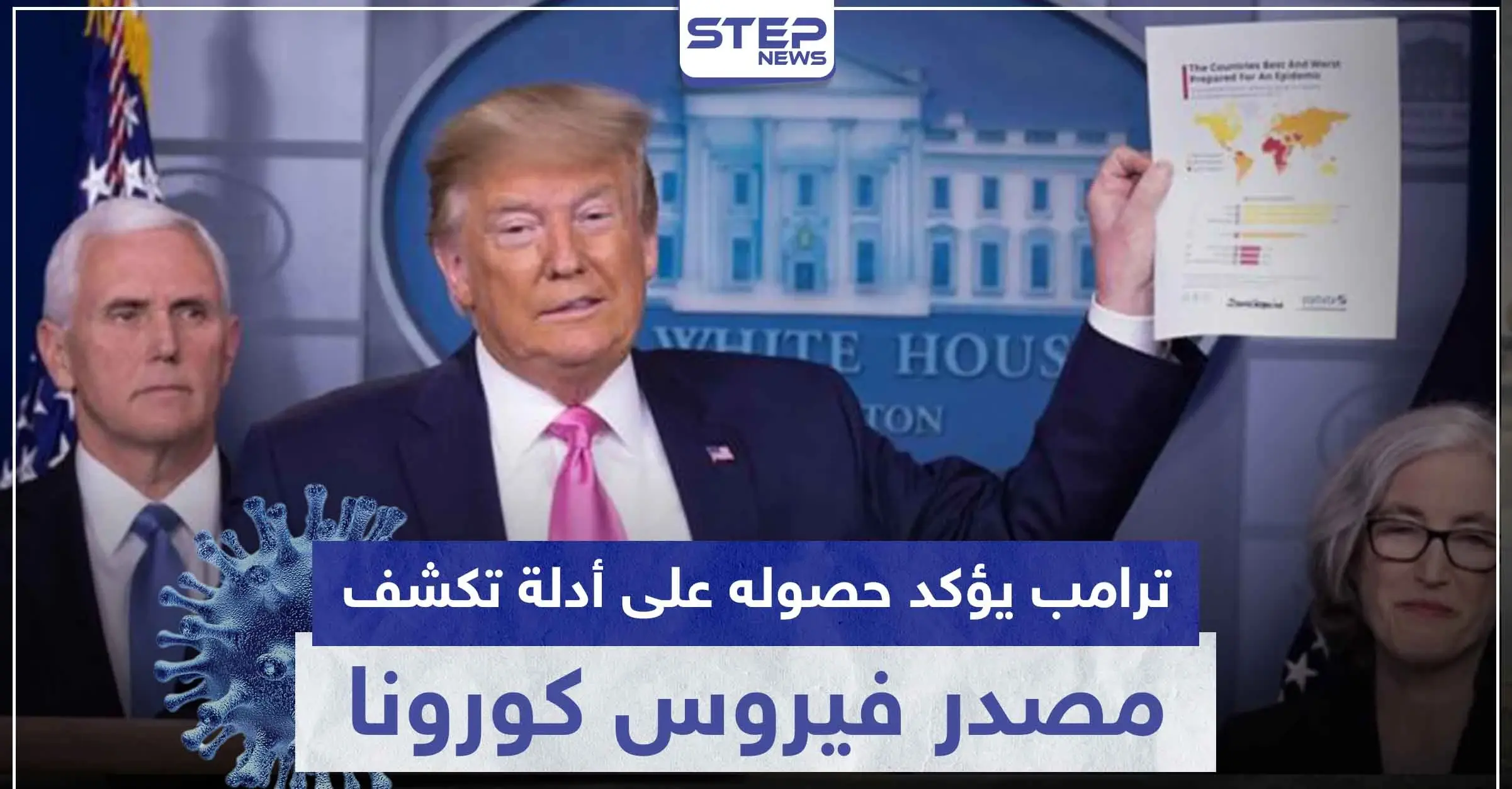 ترامب يؤكد حصوله على أدلة تكشف مصدر فيروس كورونا المستجد: مايك بومبيو