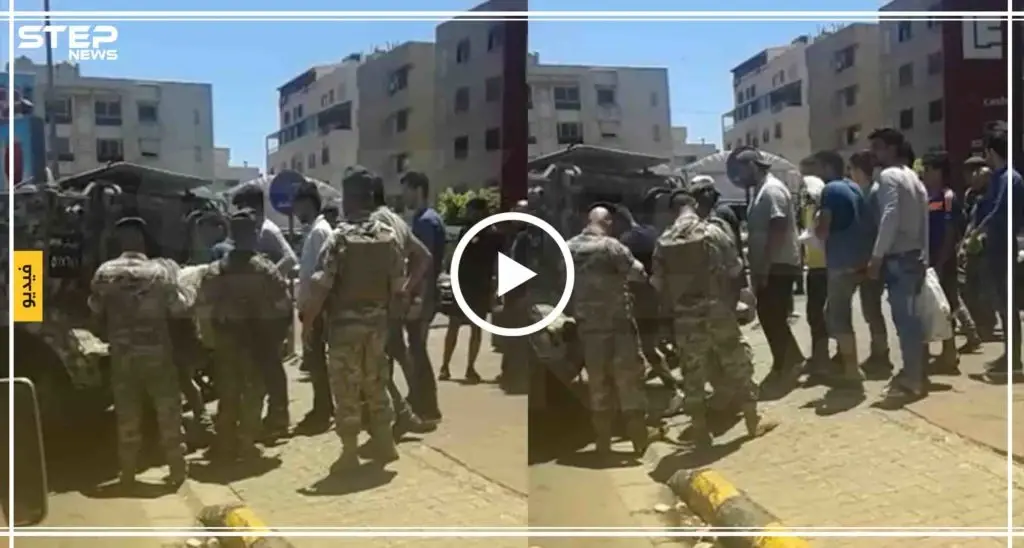 الجيش اللبناني يعتقل شباباً سوريين في بيروت (فيديو): اللاجئيين السوريين