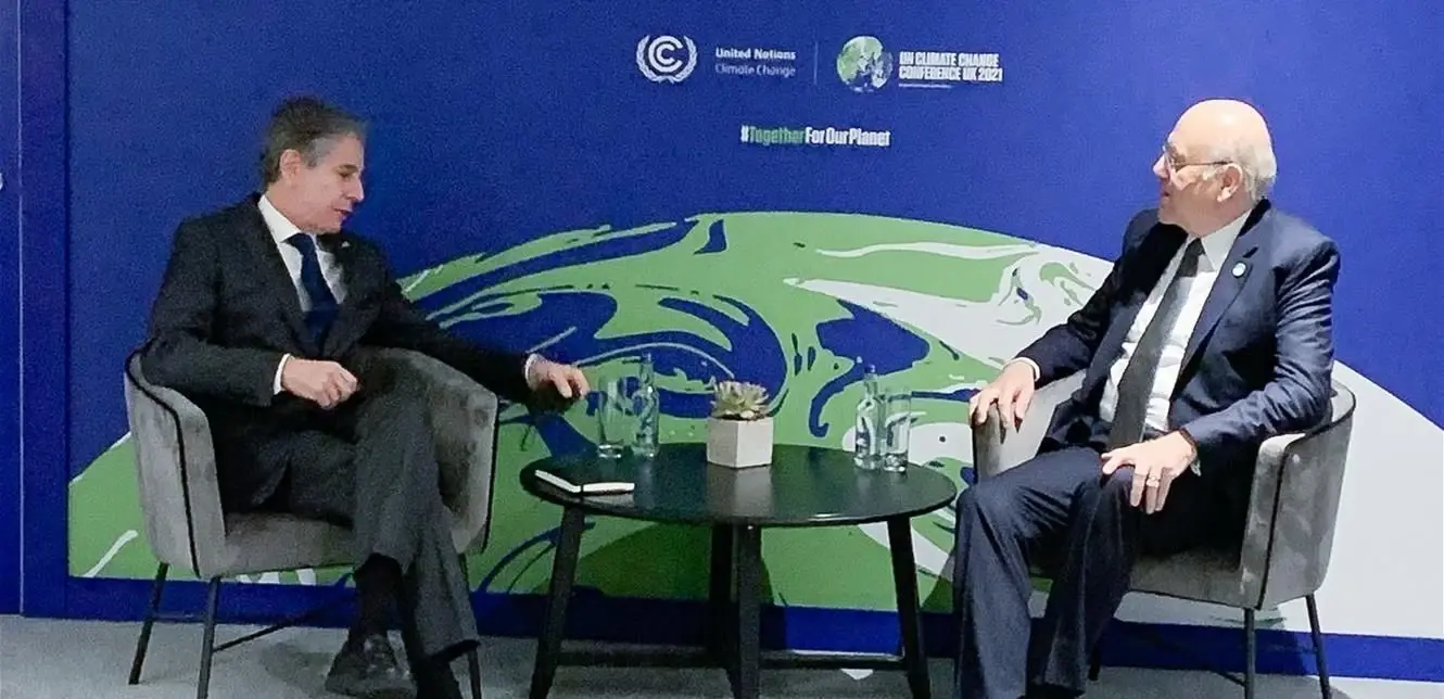 تفاهمات بين ميقاتي وبلينكن على هامش مؤتمر غلاسكو: نجيب ميقاتي