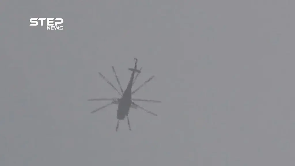 عدسة ستيب ترصد تحليقاً مكثفاً للطيران الحربي والمروحي في سماء ريف حماة الشمالي: حماة