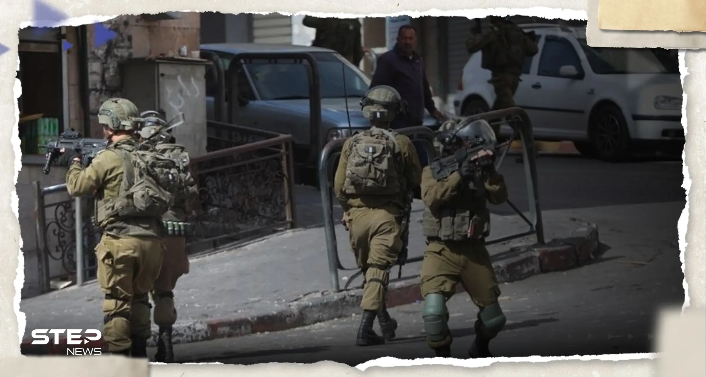 شاهد|| قوات إسرائيلية تقتحم مخيم جنين بالضفة الغربية وسط اندلاع اشتباكات عنيفة: فلسطين