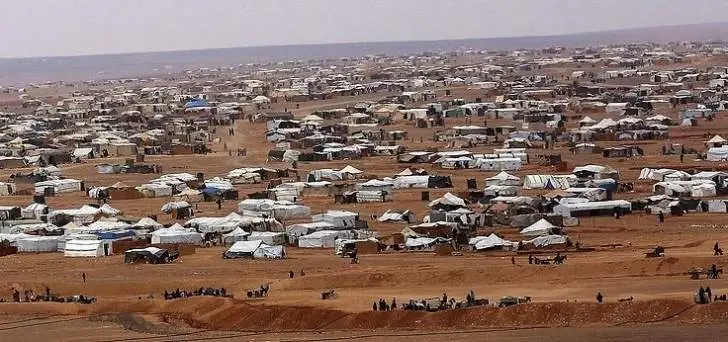 خاص || إغلاق أكبر أفران مخيم الركبان بسبب الحصار، ووجهاء المخيم يحاولون التفاوض مع الروس!!: مخيم الركبان