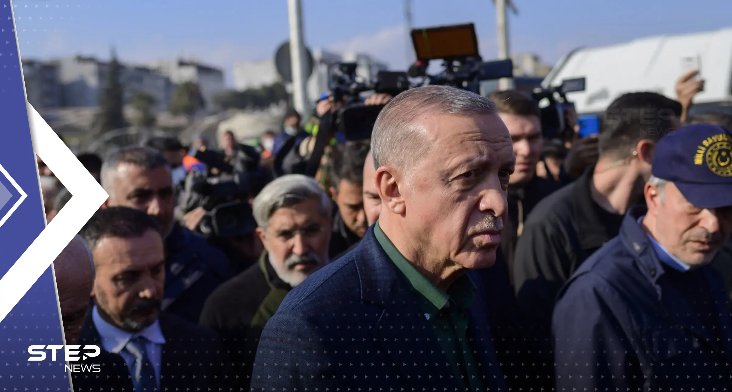 أردوغان يعتذر لسكان مدينة تركية عقب الزلزال المدمّر: كارثة الزلزال