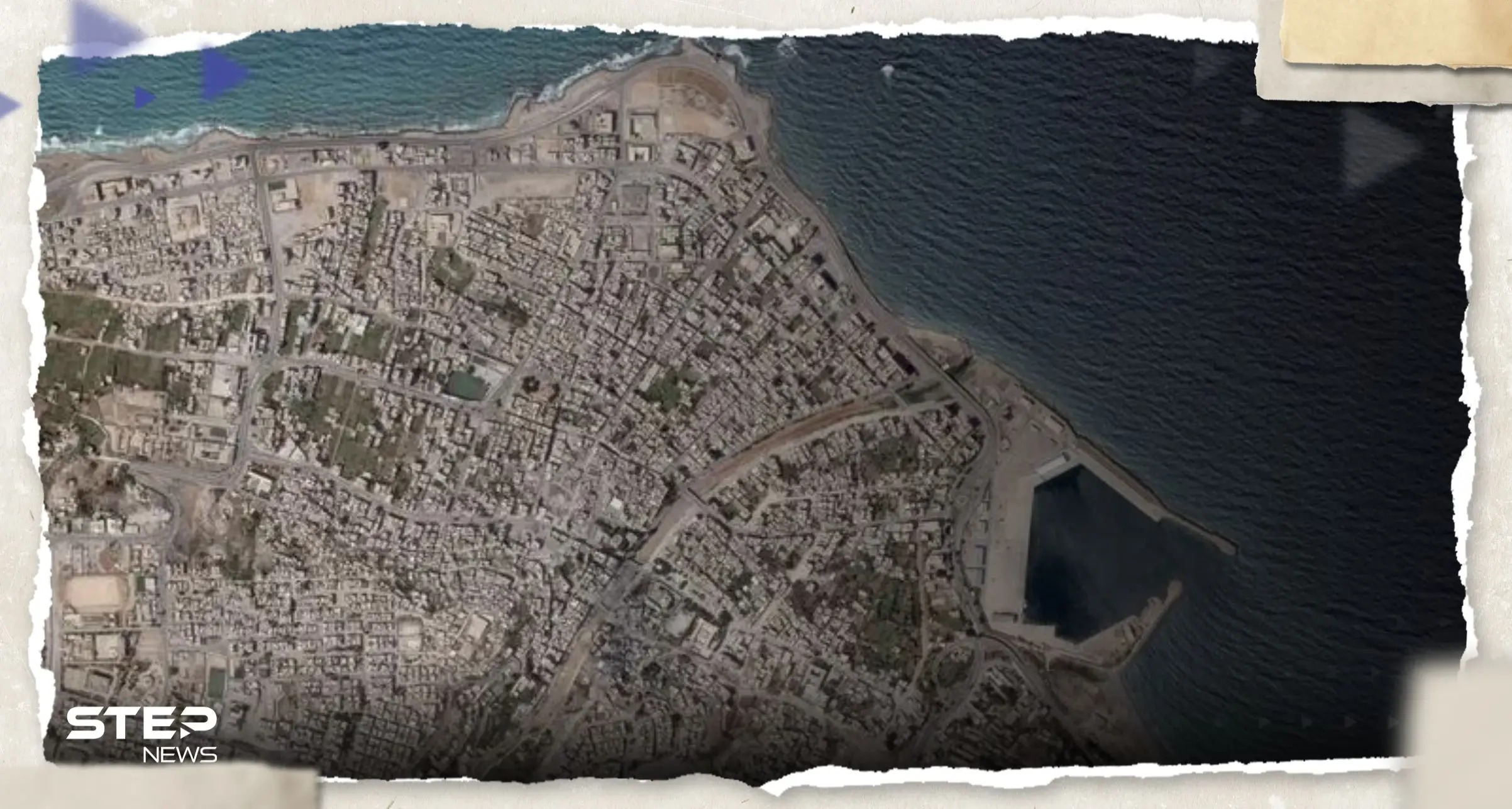 شاهد كيف أصبحت مدينة درنة.. مشاهد مُخيفة من الفضاء: درنة