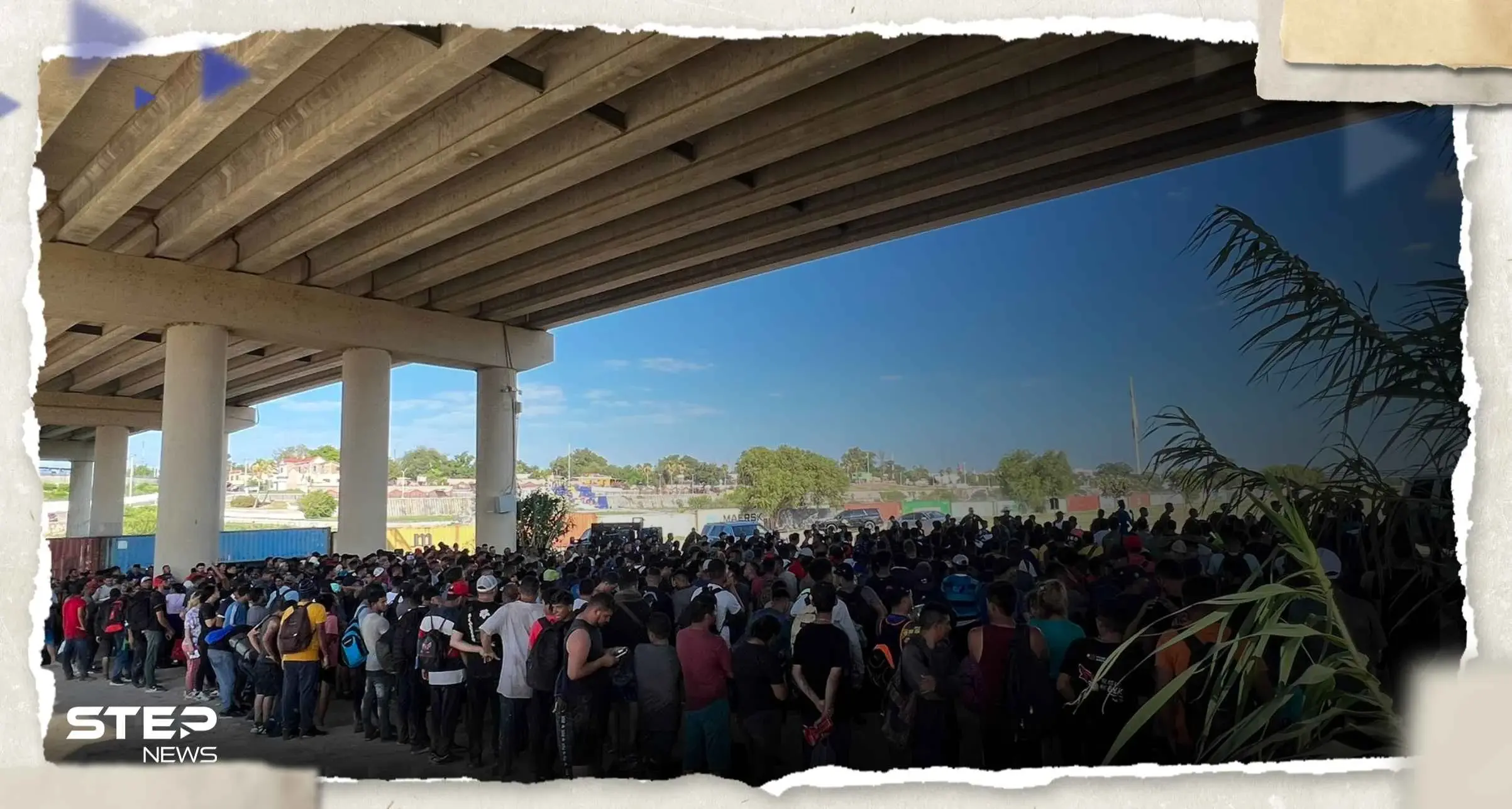 ماسك ينشر فيديوهات لآلاف المهاجرين خلال عبورهم الحدود نحو أمريكا: ماسك