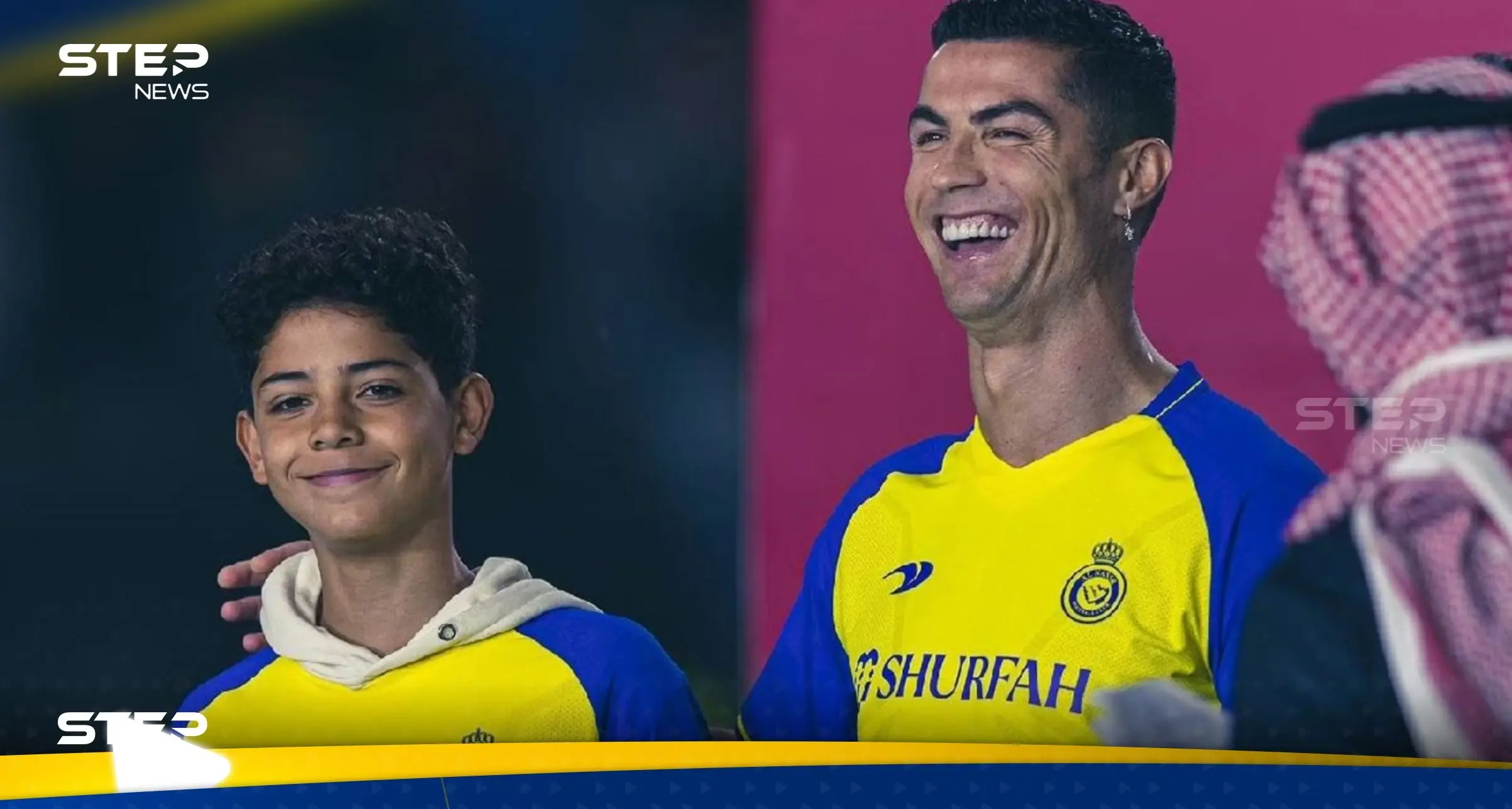 شاهد|| نجل كريستيانو رونالدو يُهين اليوتيوبر الأمريكي "سبيد" أمام مجموعة من الأطفال: سبيد