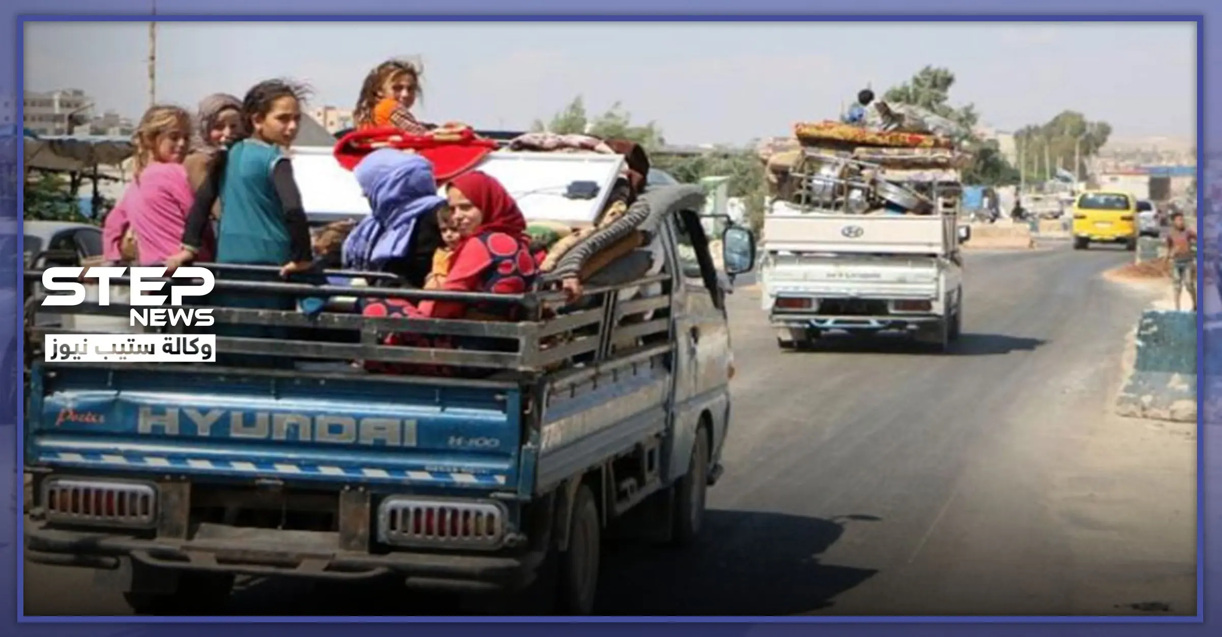 على الرغم من حجم الكارثة.. نازحو أرياف إدلب ضحايا استغلال سائقي سيارات النقل: الحدود التركية