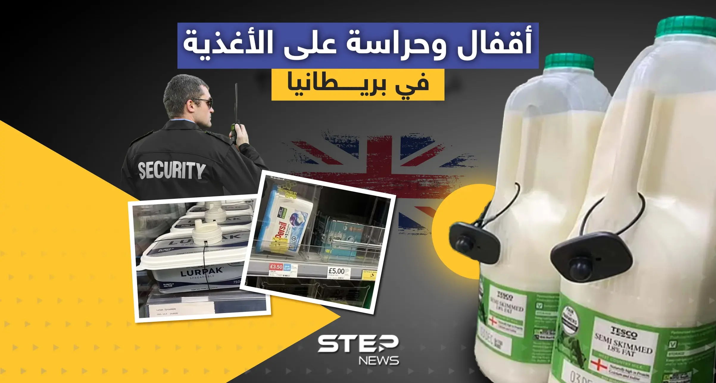 أقفال وحراسة على الأغذية في بريطانيا: إنفوغرافيك