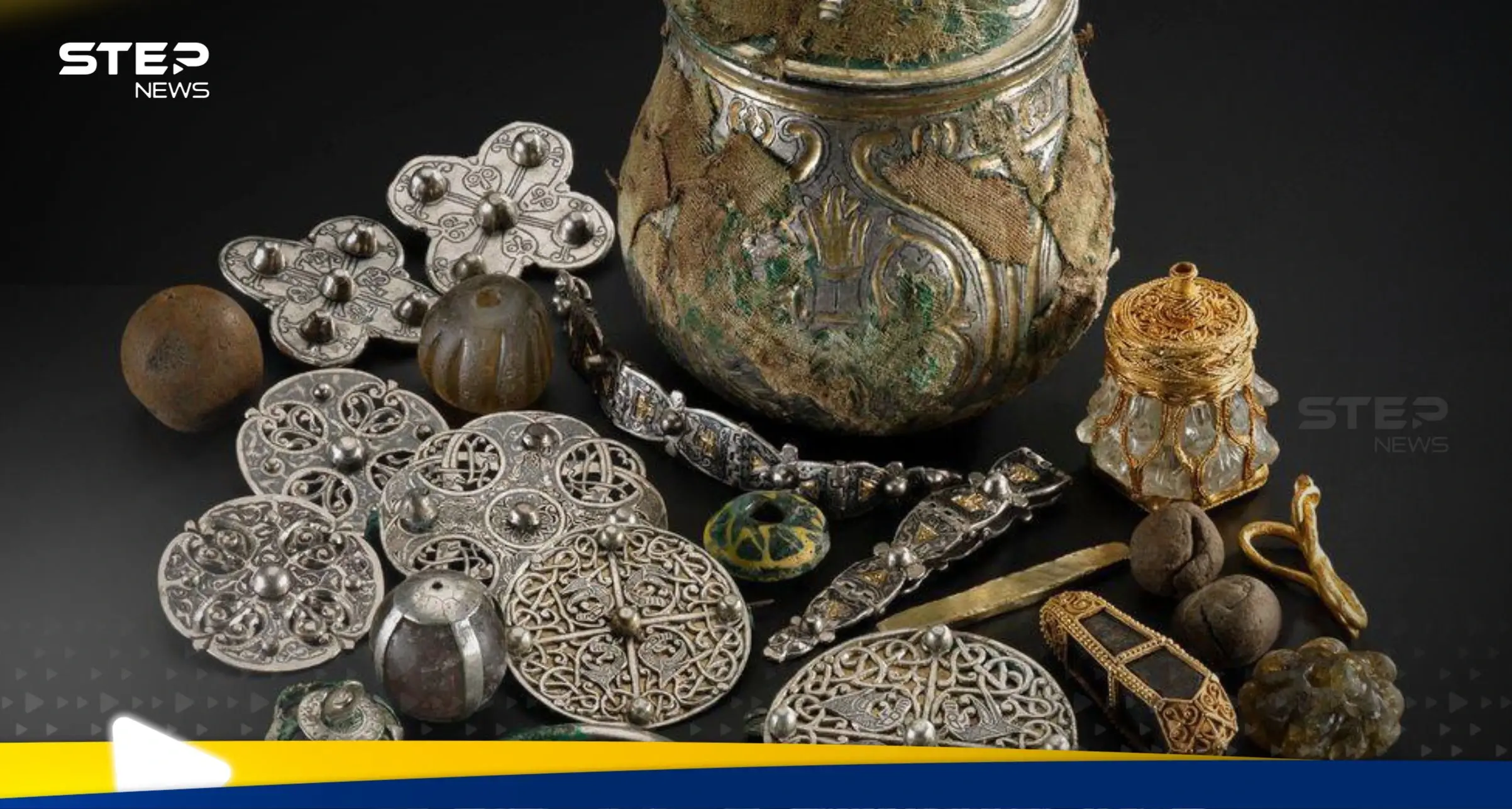 اكتشاف قطع أثرية برونزية ظهرت في رسوم تعود للأساطير التاريخية: كنز