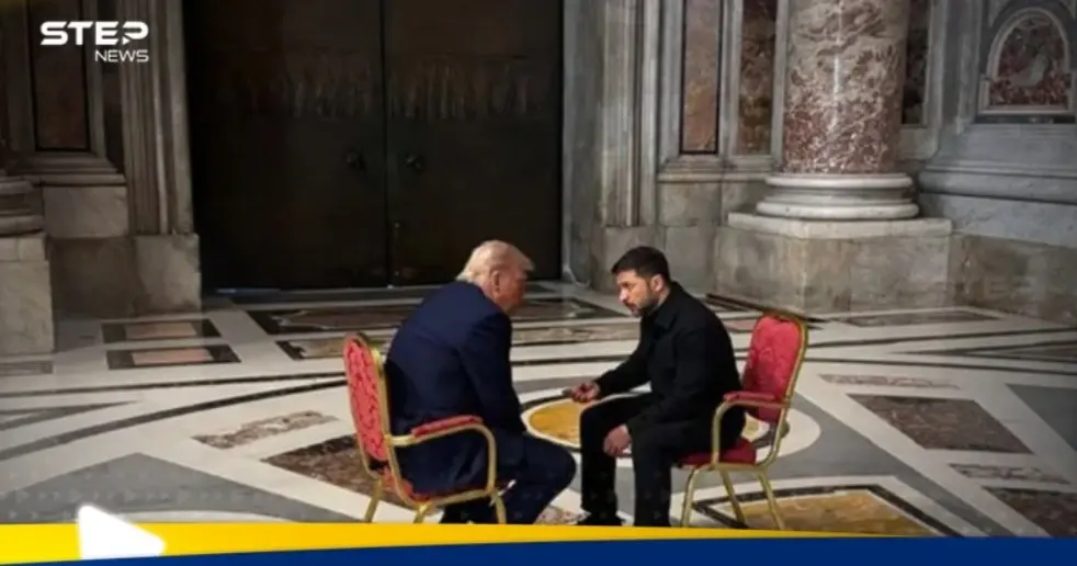 كرسي غريب وحوار سري.. الكشف عن تفاصيل"أغرب لقاء" بين ترامب وزيلينسكي: فرنسا