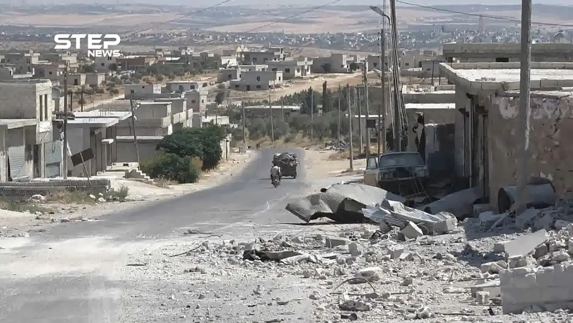جولة ميدانية لعدسة ستيب تُظهر حجم الدمار الهائل داخل بلدة كفرسجنة جنوب إدلب: كفرسجنة