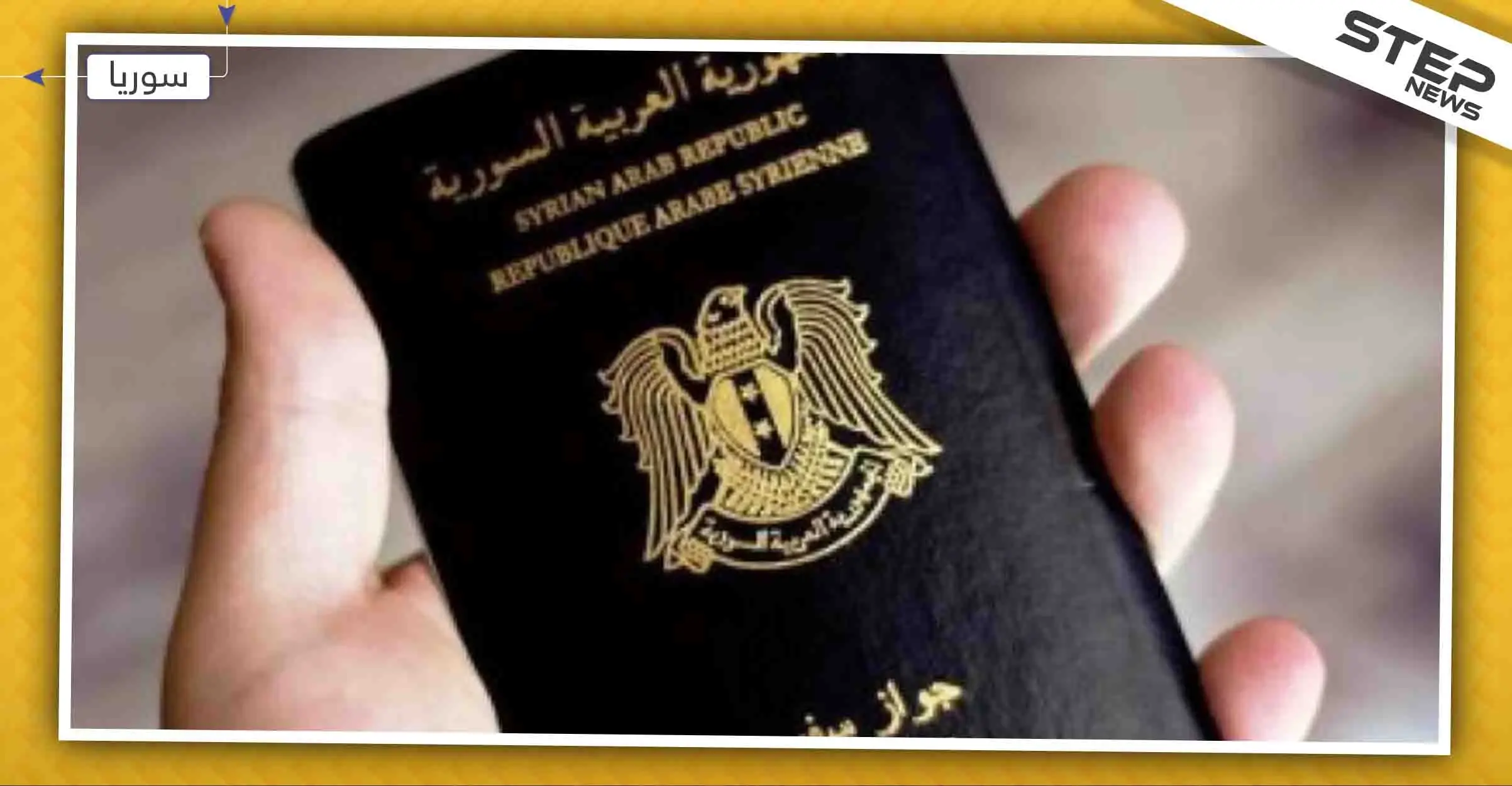 آخر إنجازات حكومة الأسد.. جواز سفر إلكتروني مطلع 2020: سوريا