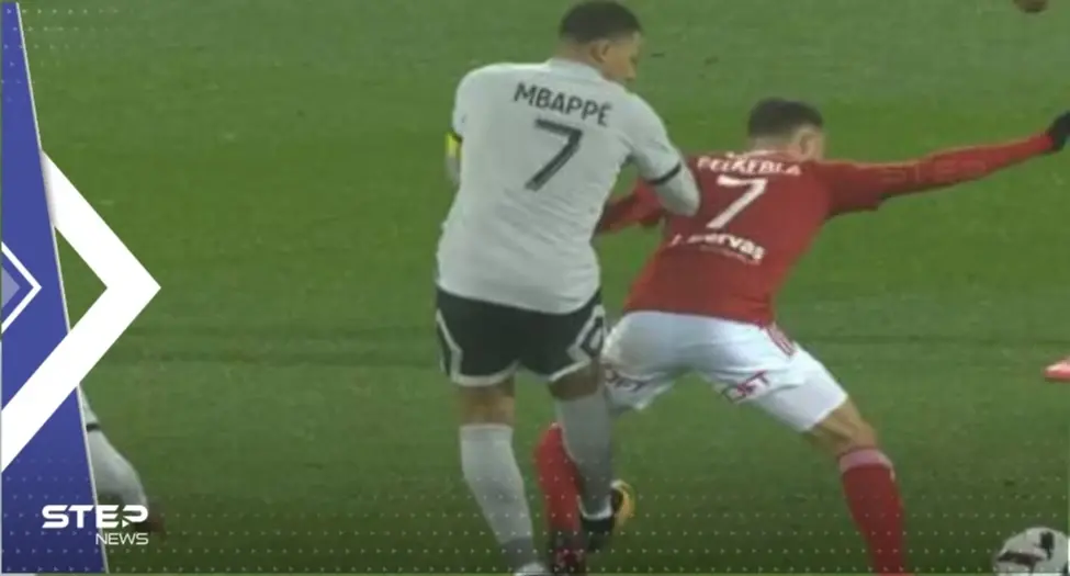 بالفيديو|| ما فعله مبابي مع لاعب جزائري يثير ضجة واسعة على التواصل الاجتماعي: الدوري الفرنسي