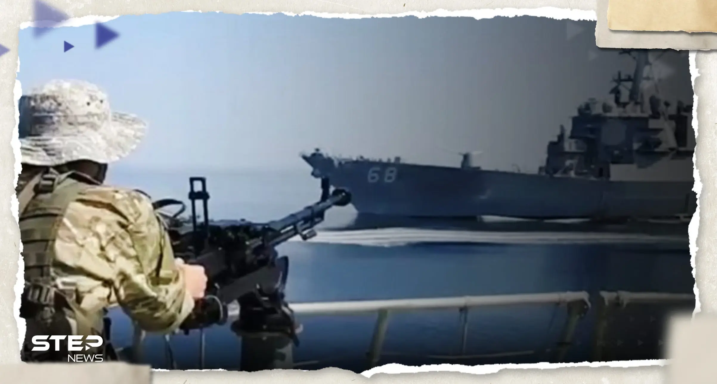 بالفيديو|| الحرس الثوري يحتجز ناقلة نفط والبحرية الأمريكية تنشر مشاهد للعملية: مضيق هرمز