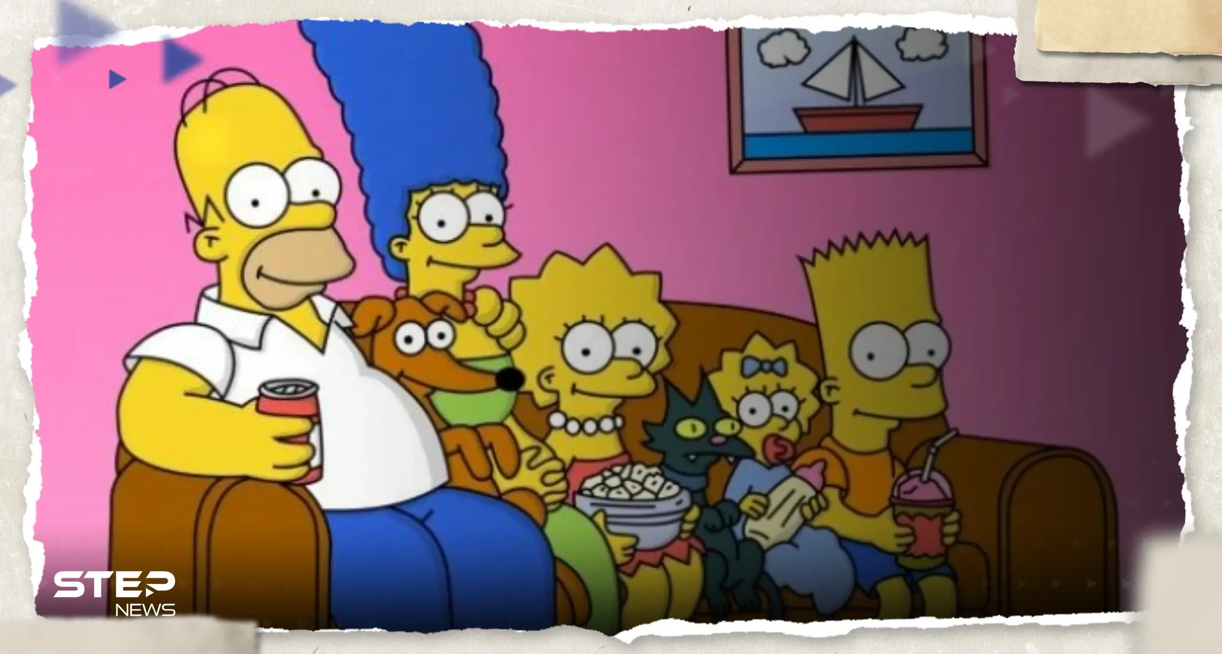 شاهد|| هل تنبأ مسلسل سمبسون الأمريكي بشكل علامة تويتر قبل سنوات: مسلسل سمبسون