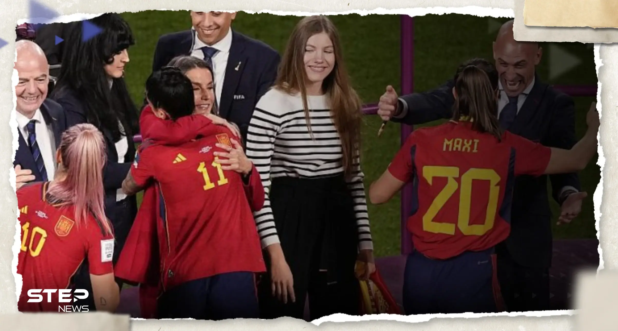 بالفيديو|| فعلة رئيس الاتحاد الإسباني لكرة القدم مع لاعبة المنتخب تثير الجدل ورد "صادم" منها: قبلة للاعبة كرة قدم