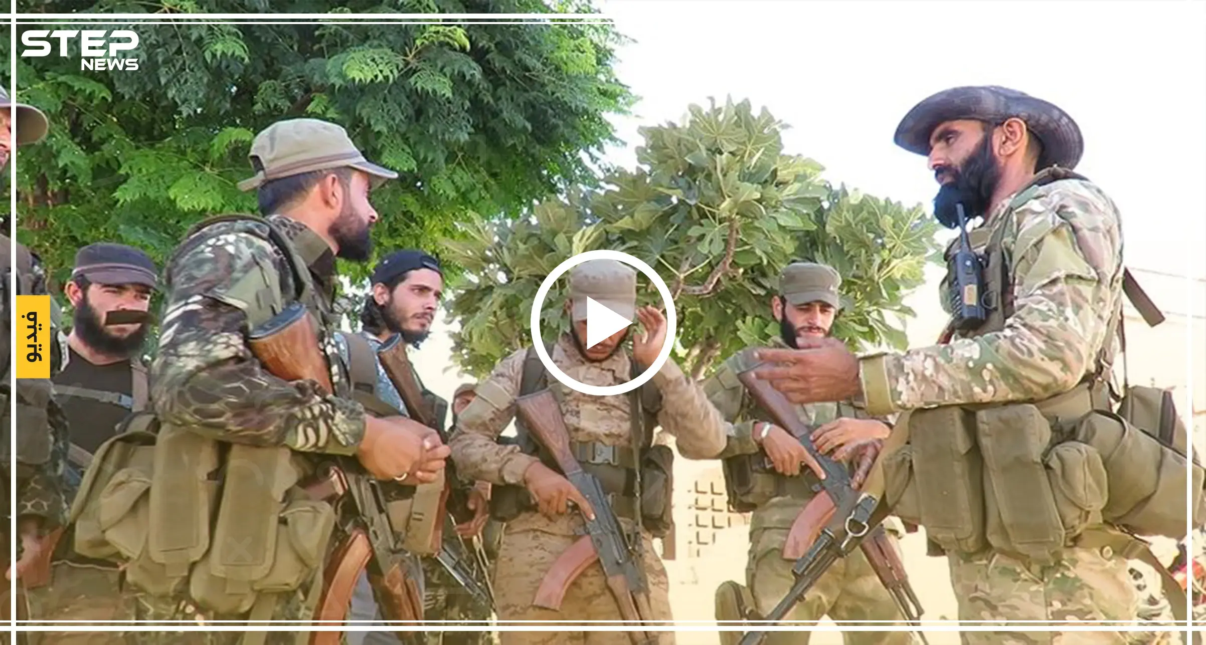 جانب من تجهيزات قوات المعارضة خلال التوجه لقتال النظام على محاور خان شيخون جنوب ادلب: تصدي