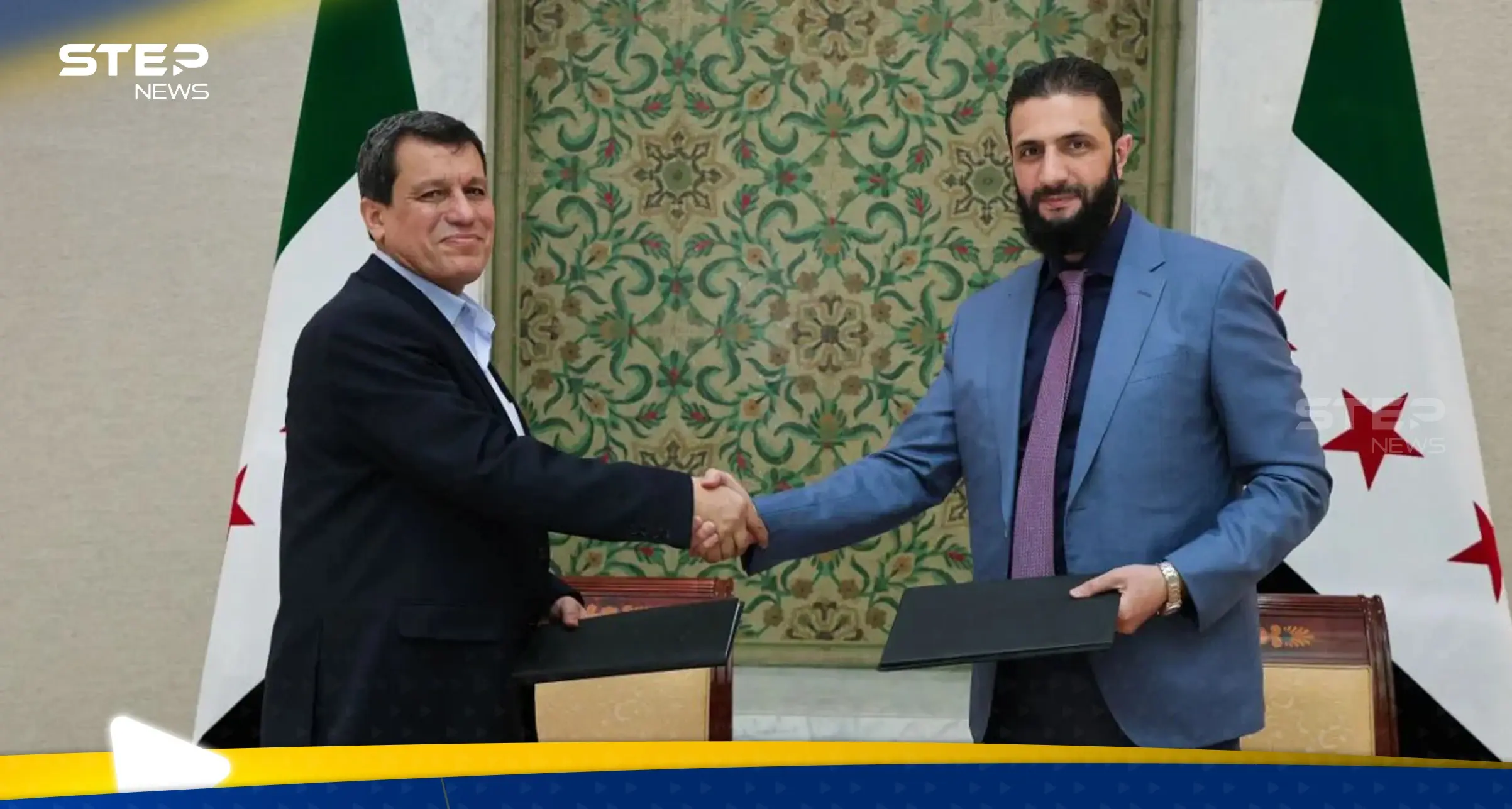 اتفاق 10 آذار بين الشرع وعبدي