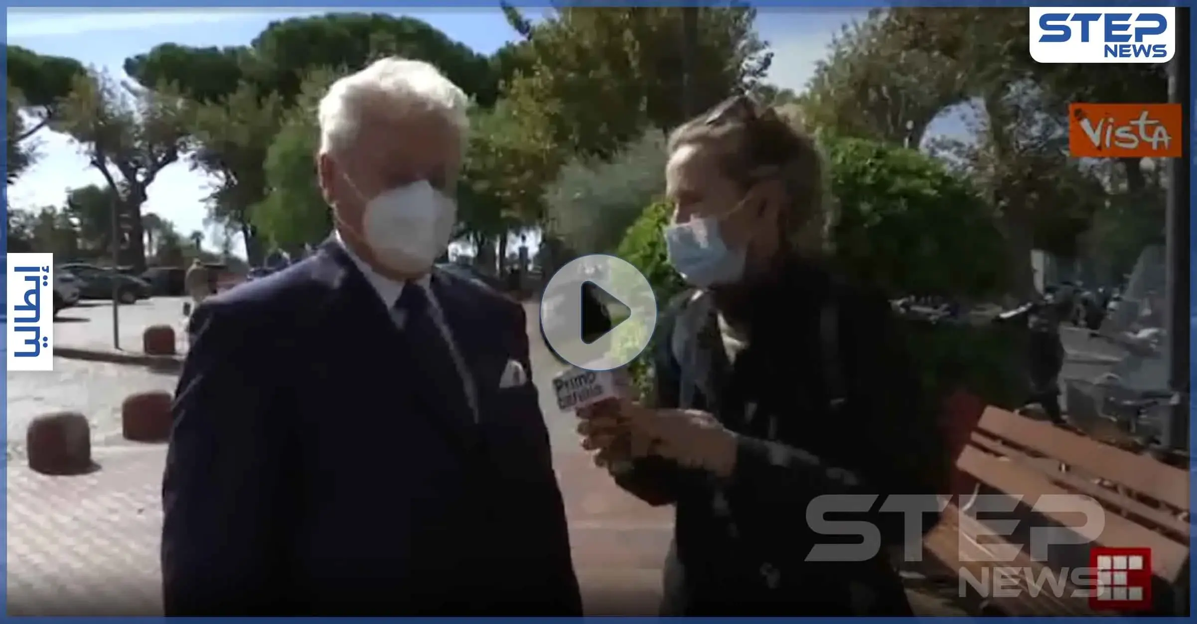 بالفيديو|| عمدة بلدية إيطالي يتعرض إلى عملية سرقة على الهواء مباشرةً: سرقة