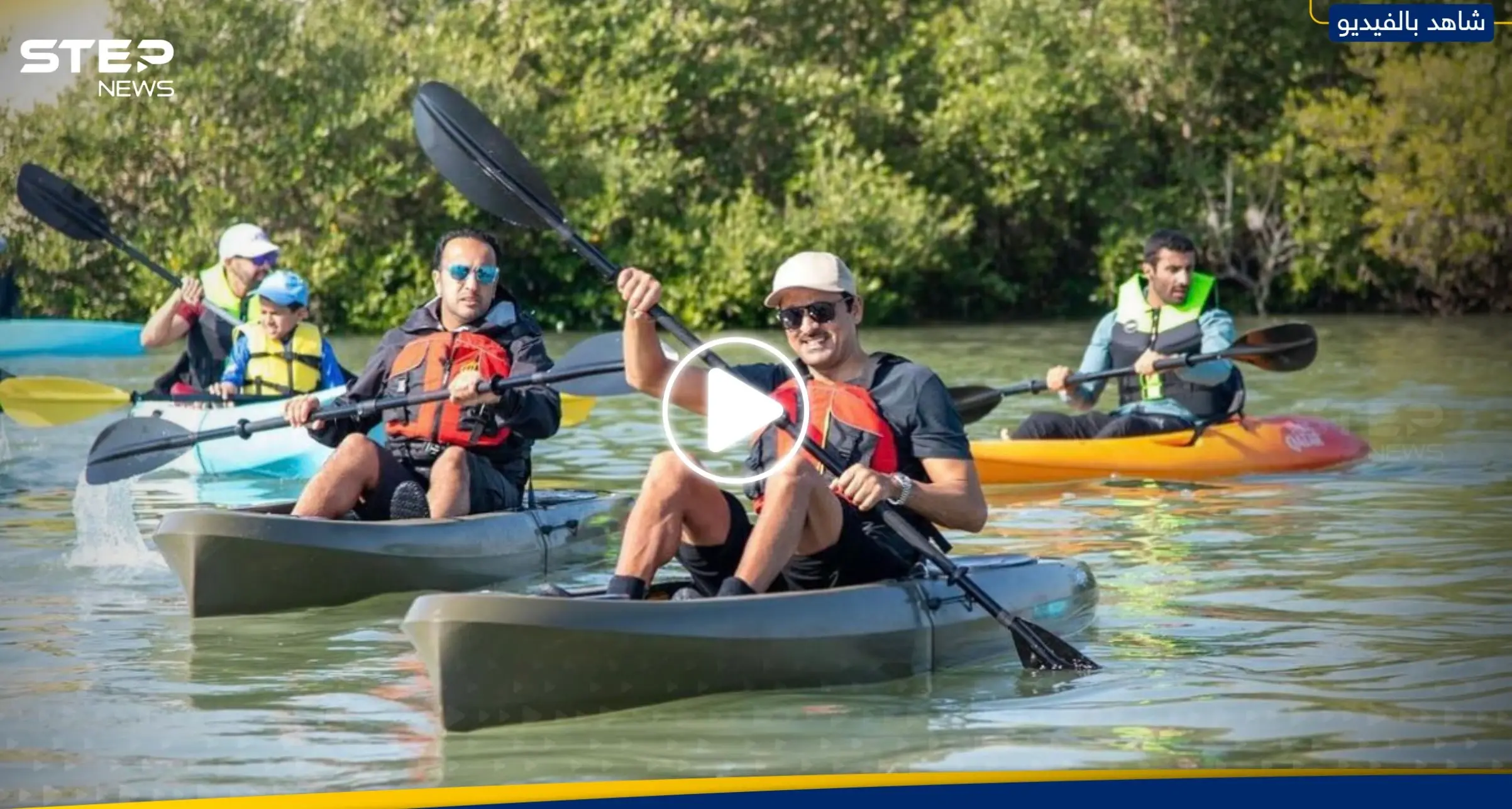 شاهد|| أمير قطر يمارس التجديف في اليوم الرياضي للبلاد: أمير قطر