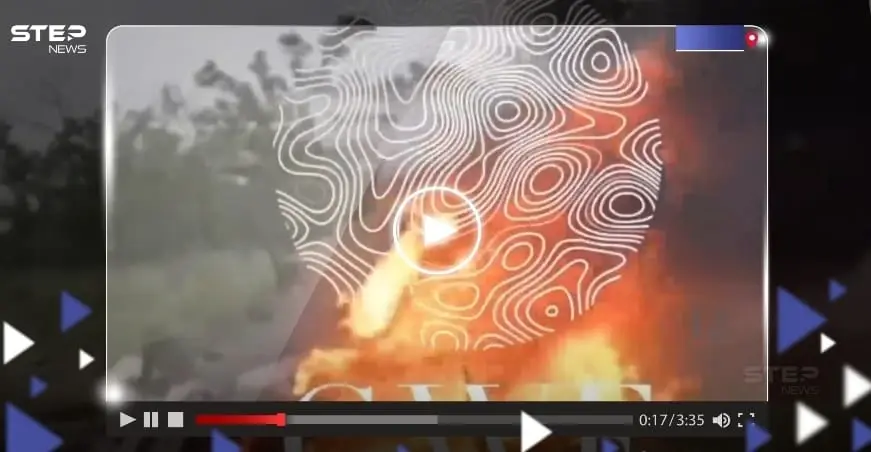 بالفيديو|| جندي أوكراني يوثق لحظة انفجار مدرعتهم أثناء مرورها في حقل ألغام روسي: هجوم بالمسيرات