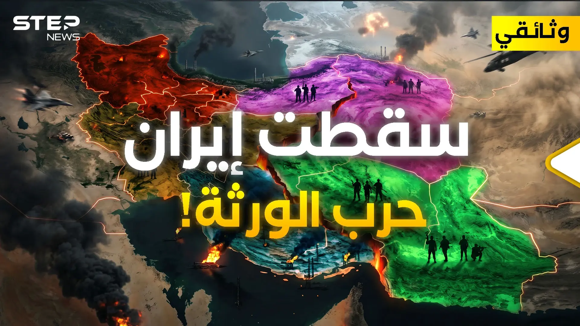 خريطة إيران بعد الحرب.. 5 دول ستولد: حرب أهلية