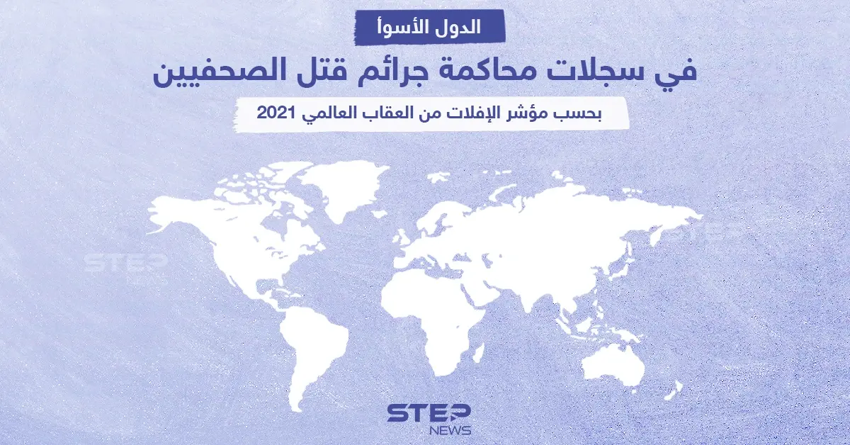 3 دول عربية تتصدر قائمة المؤشر العالمي للإفلات من العقاب: خبر وصورة