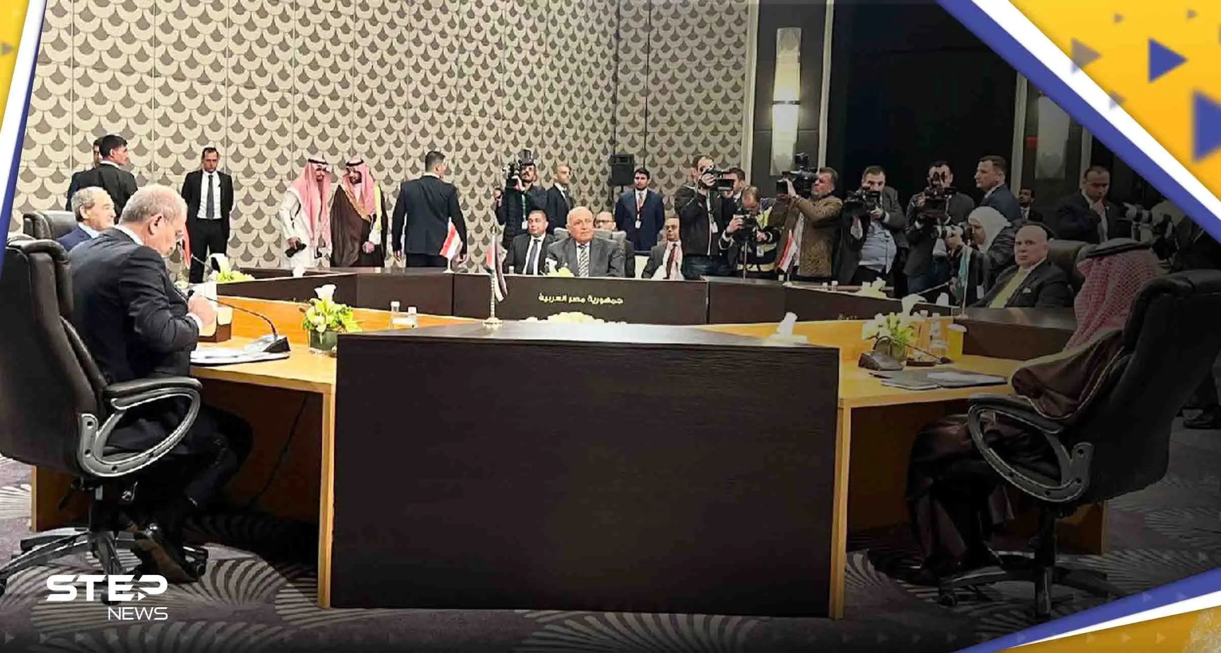 شاهد|| وزير الخارجية الأردني يستقبل نظراءه من مصر والسعودية وسوريا والعراق: أيمن الصفدي