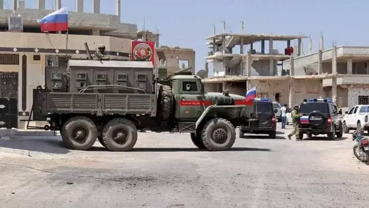 عبوتين ناسفتين إحداها تستهدف دورية روسية في ازرع شمال شرق درعا: درعا