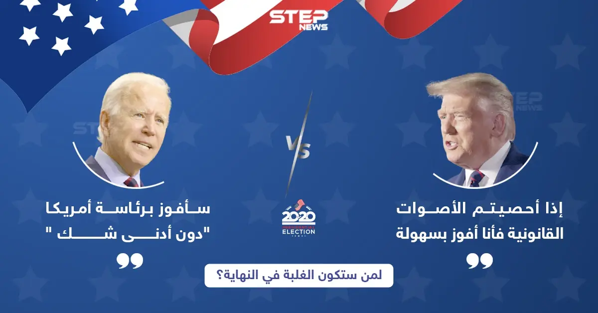 الجميع متأكد من الفوز والنتائج لم تنتهي بعد فلمن ستكون الغلبة في النهاية؟: جو بايدن