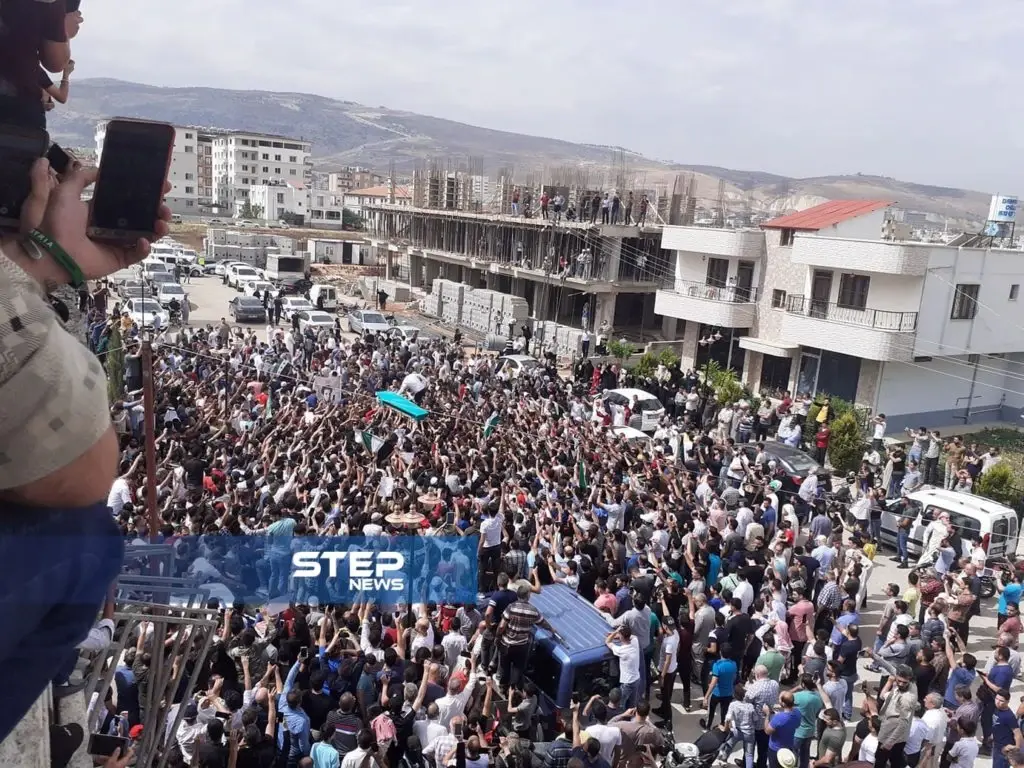 صور تشييع عبد الباسط الساروت في مدينة الريحانية بولاية هاتاي في تركيا: الريحانية