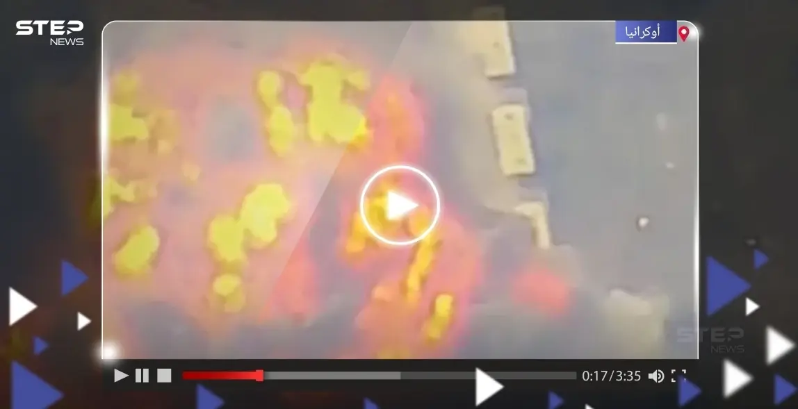 بضربةٍ صاروخية مباشرة.. القوات الروسية تدمر قطاراً عسكرياً أوكرانياً محملاً بالذخيرة (فيديو): صاروخ روسي