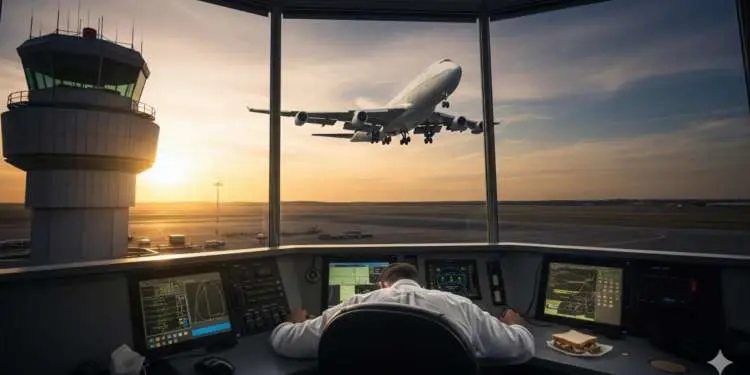 بسبب غفوة المراقب الجوي طائرة تدور في الجو لأكثر من ربع ساعة قبل الهبوط: منوع