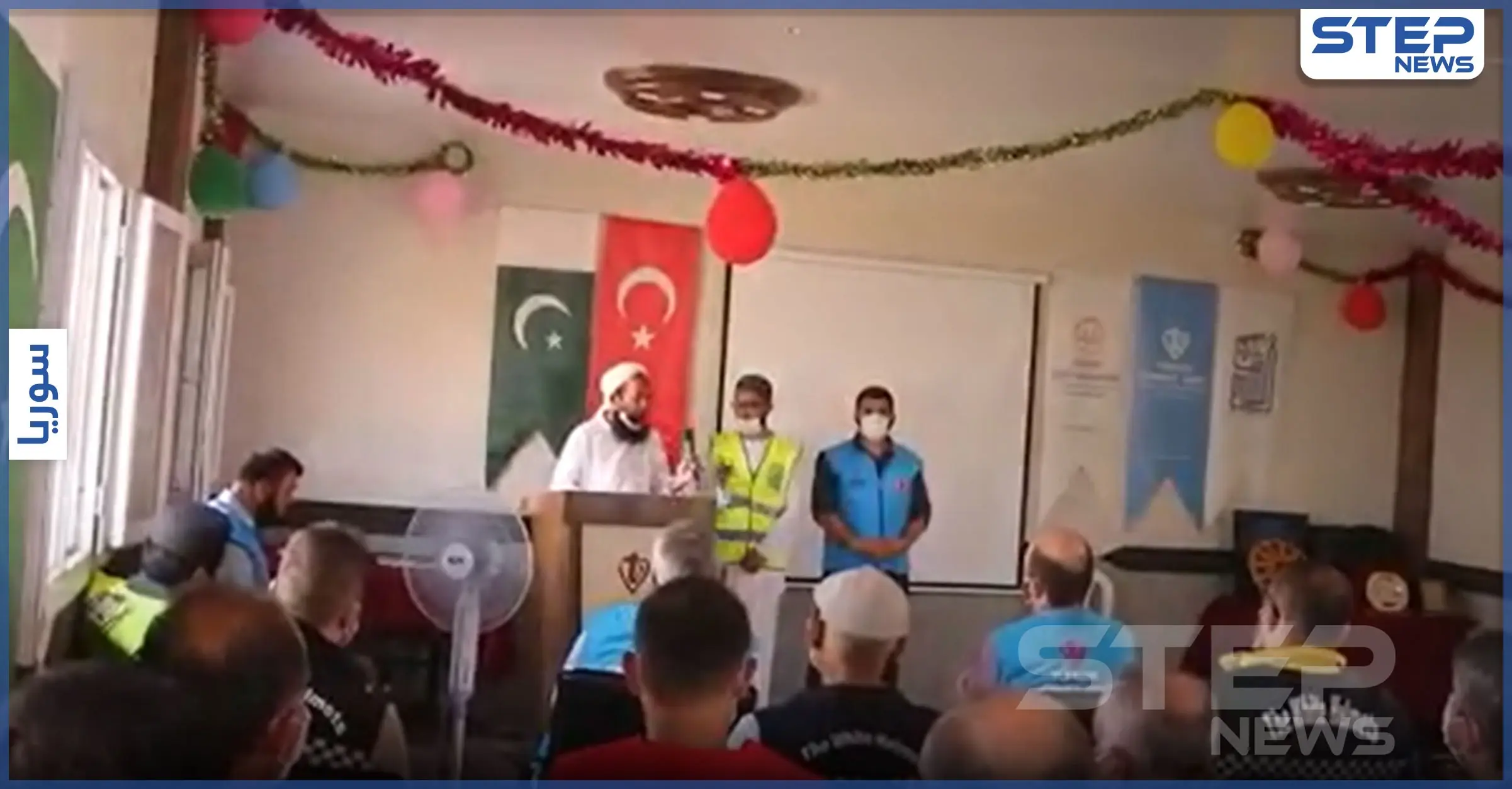 منظمات إغاثية تفتتح قرية "بيت السلام" للنازحين بريف ادلب: دير حسان