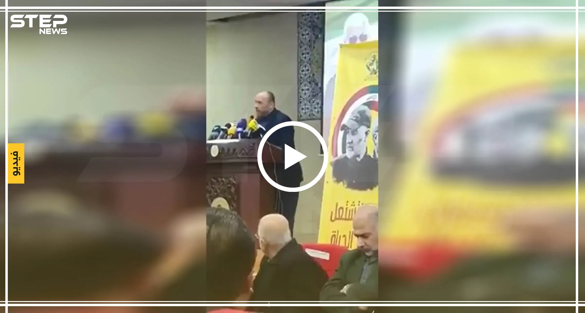 بالفيديو|| ممثل حركة حماس بلبنان يكشف خلال حفل تأبين لسليماني سبب ميول الحركة لإيران!: حفل تأبين سليماني