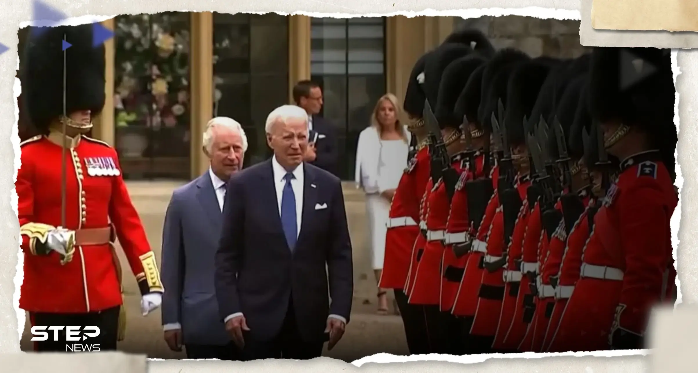 شاهد|| بايدن ينتهك البروتوكول مرتين أثناء لقائه مع الملك تشارلز الثالث: الملك تشارلز الثالث