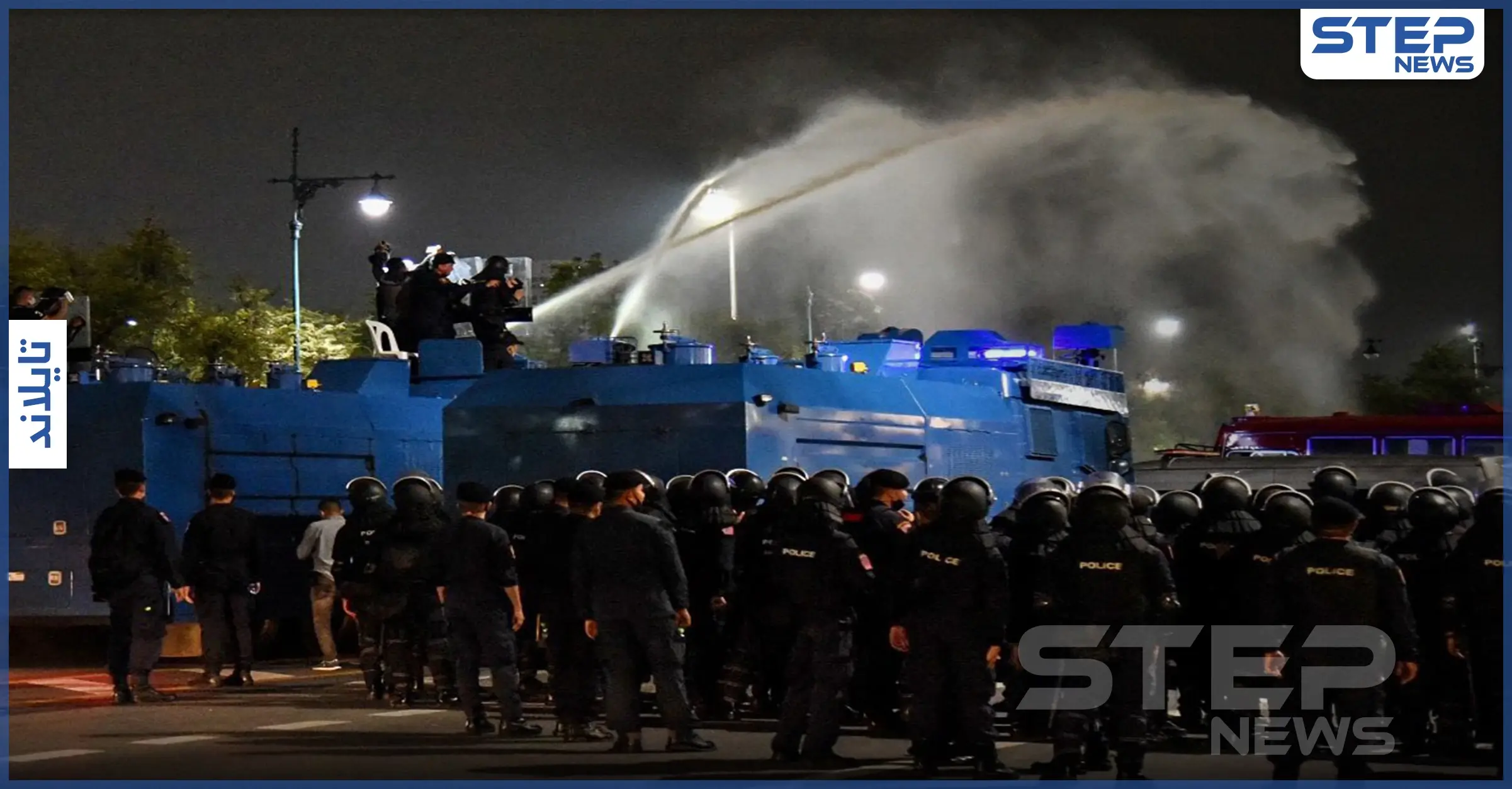 بالفيديو|| غضب شعبي غير مسبوق في تايلاند.. وعناصر الشرطة تغلق الطرق المؤدية للقصر الملكي: ملك تايلاند