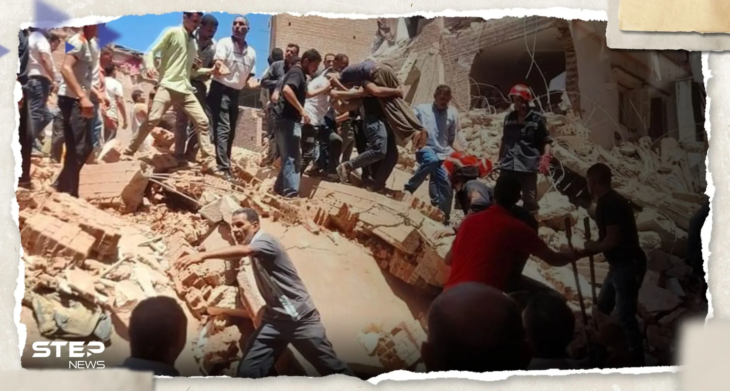قتلى وجرحى بانهيار مبنى من 8 طوابق بمحافظة البحيرة المصرية (فيديو): انهيار مبنى