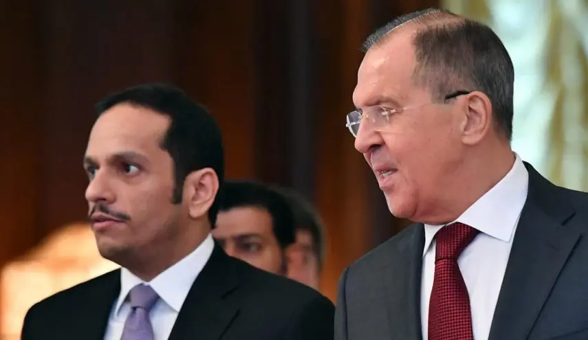 وزير الخارجية القطري يؤكد على سُبل الحل الوحيدة في سوريا بعد لقائه بلافروف: قطر