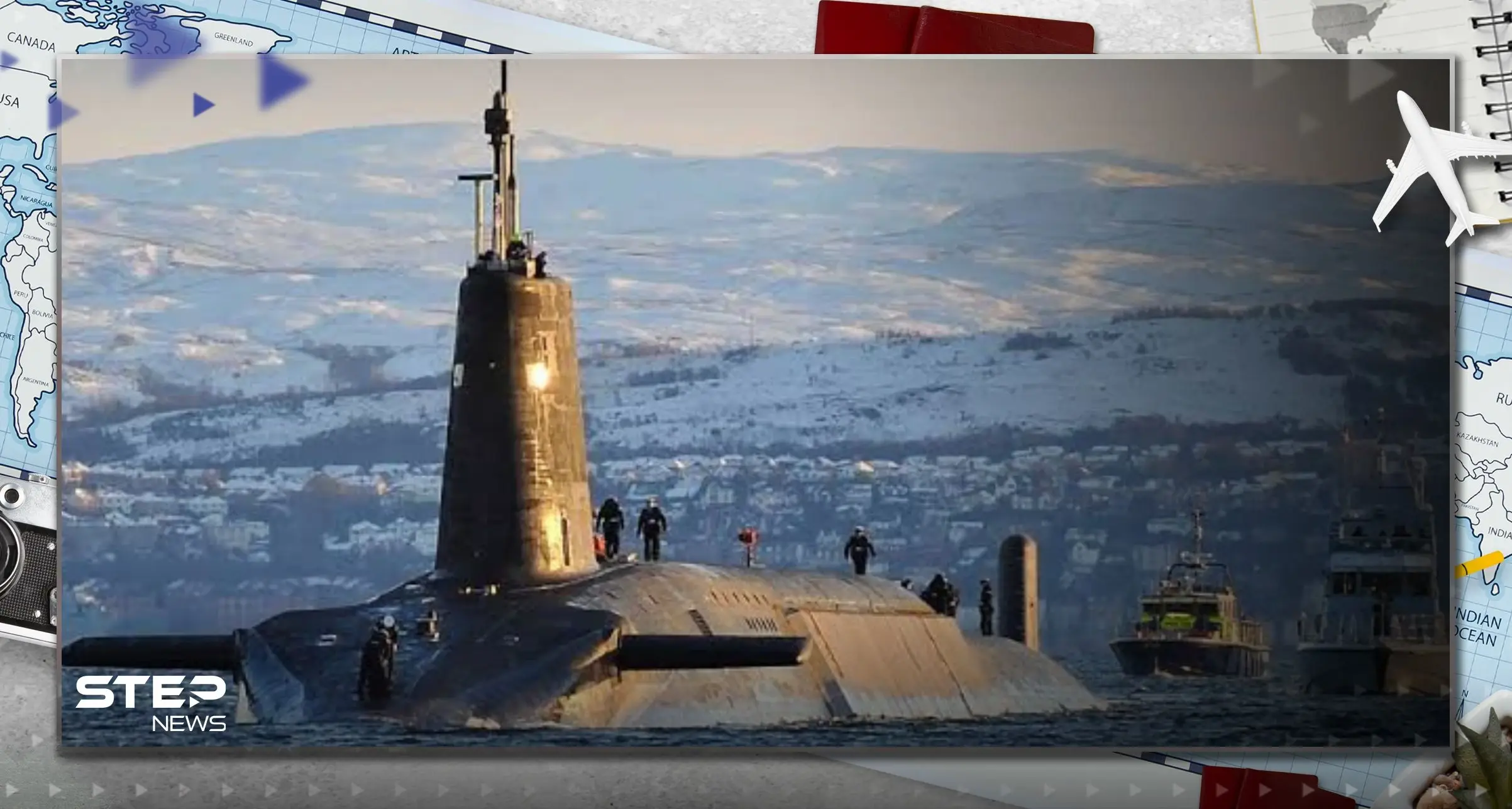 غواصة نووية على متنها 140 بحاراً تتعرض لحادث خطير في المحيط الأطلسي: البحر الأبيض المتوسط